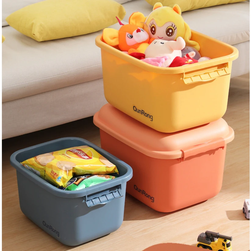 

Plastic Children's Toy Storage Box ContainerStackable Underwear Clothes StationeryOrganizers First-aid Kit Things for the Home