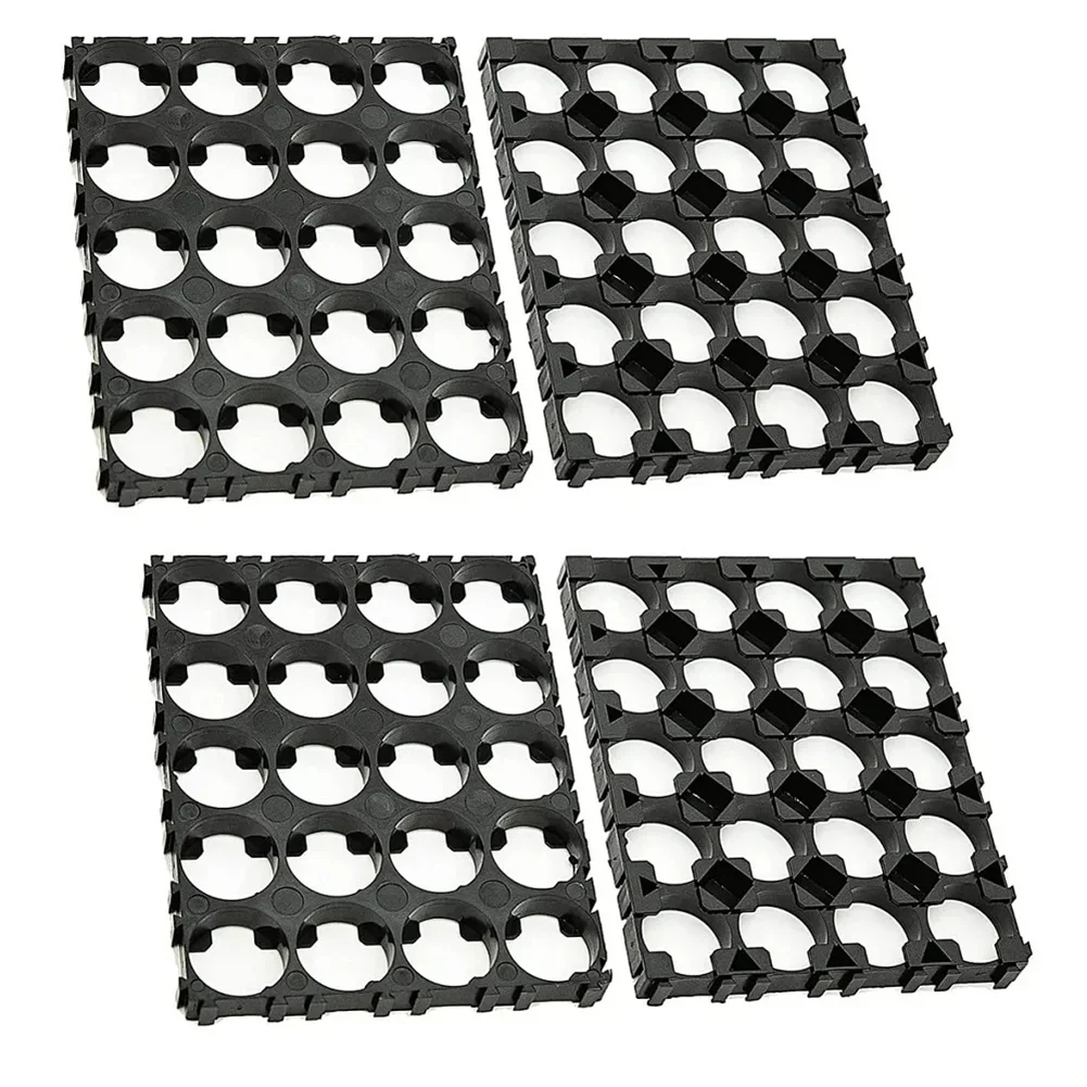 Brackets Battery Holder Black DIY Holder Stand 4pcs ABS+PC Holding Battery Plastic Frame Bracket 100.8*80.8mm New