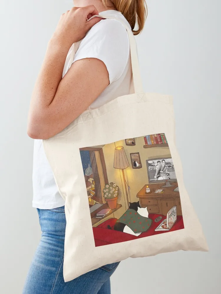 

Movie Time for Stanis & His Girlfriend Tote Bag free delivery bags custom canvas bag tote bags aesthetic personalized tote