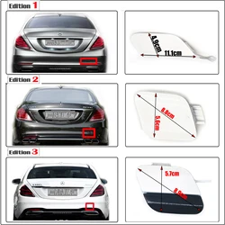 13-20 메르세데스 S W222 S300 S320 S350 S450 S500 S560 S600 S63 후면 견인 커버