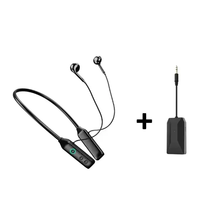 Factory Best Price 3 in 1Wireless monitoring earphones neck hanging 2.4G  ear loop bluetooth earphone