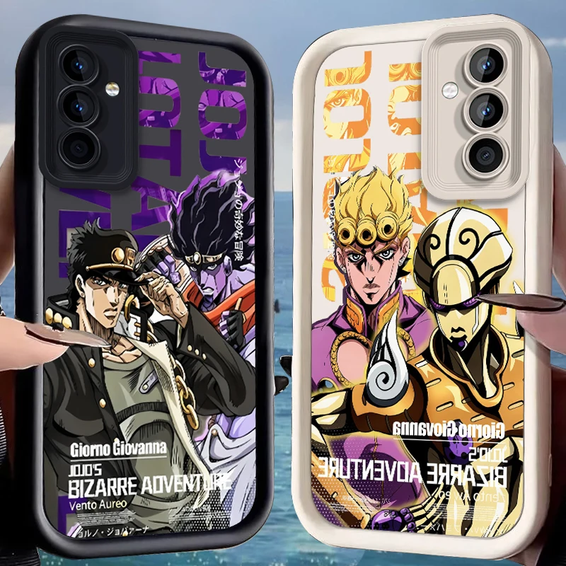 Color Comic Star Platinum Case for Samsung Galaxy A37 A36 A35 A34 A33 A32 A26 A24 A23 A17 A16 A15 A14 A13 A12 4G 5G A07 Cover