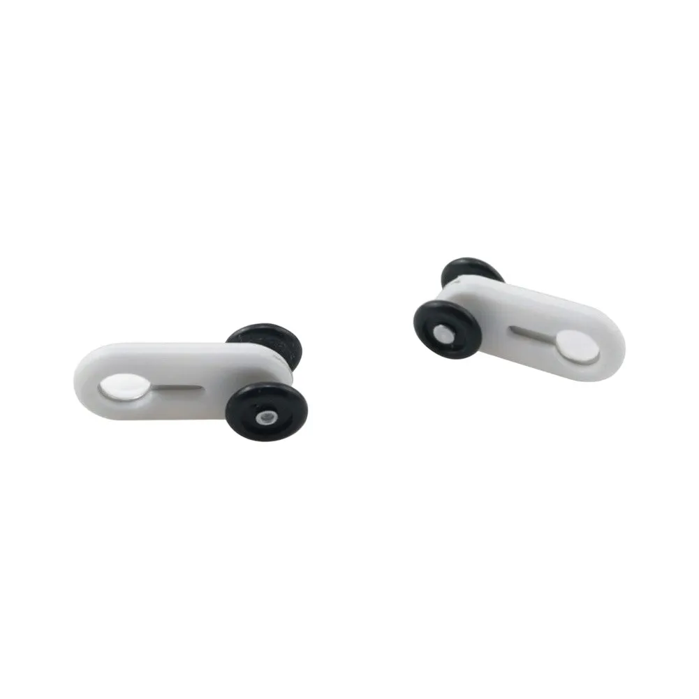 Lubricated Silent Glider Rollers for Reduced Wear for on Track Surfaces in High Frequency Use Scenarios Shower Doors
