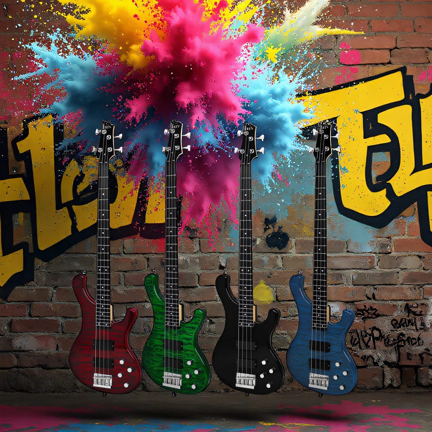 IRIN PB-104 4 Strings Bass Guitar 24 Frets Maple Neck Oguman Body Electric Bass Guitarra Professional String Instrument with Bag