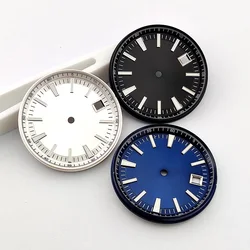 33mm Men's watch dial Green luminous dial watch Replacement accessories suitable for Miyota 8215 Automatic movement 8215 dial