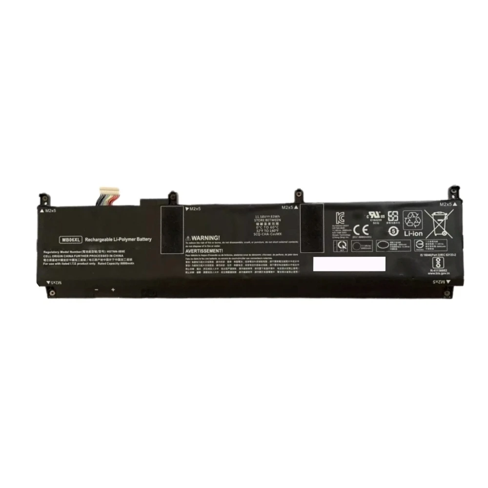 MB06XL 11.58V 83Wh Battery for HP ZBook Studio 15 G7 / G8 L78553-005 L78553-002 L77034-005 series
