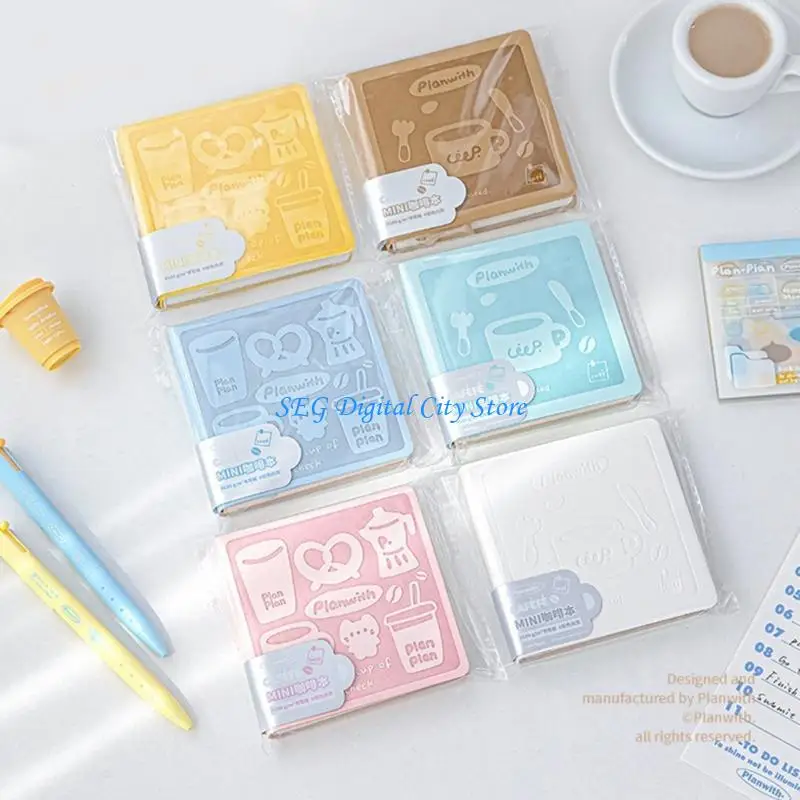 U75B Compacts 10x10cm Portable Notebook Lined Journal With Smooth Writing Lined Pages Perfect For Students And Professionals
