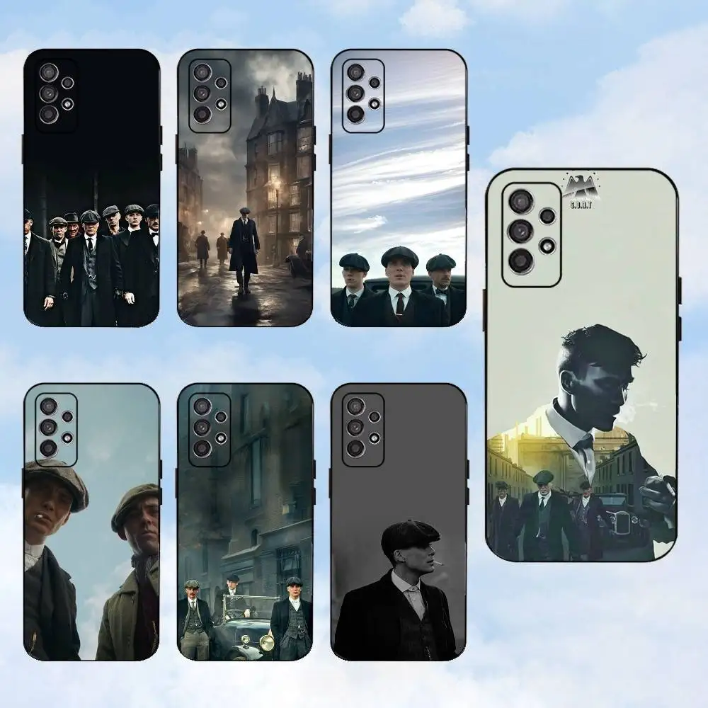 

Peaky Movie B-B-Blinders Phone Case For Samsung S25,S24,S23,S22,S21,S20,S10,Ultra,Plus,Lite,FE,Soft Silicone Black Cover