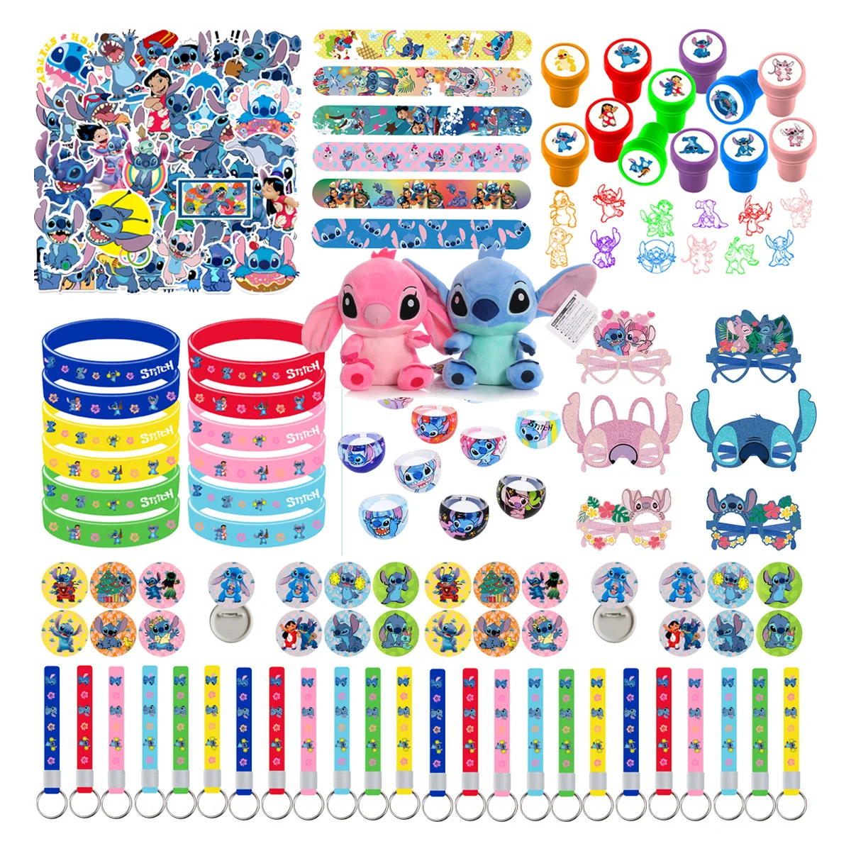 

Stitch Party Favor Seal Stamps Gifts Goodie Bag Pinata Fillers Temporary Tattoo Sticker Children toys Wedding Supplies