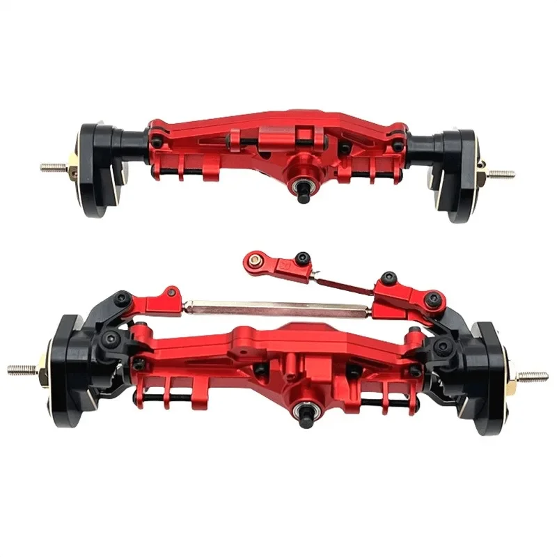 Gefreesde aluminium portaalas voor MJX 1/12 H12Y H12Y+ H12P chassis upgrade-onderdelen