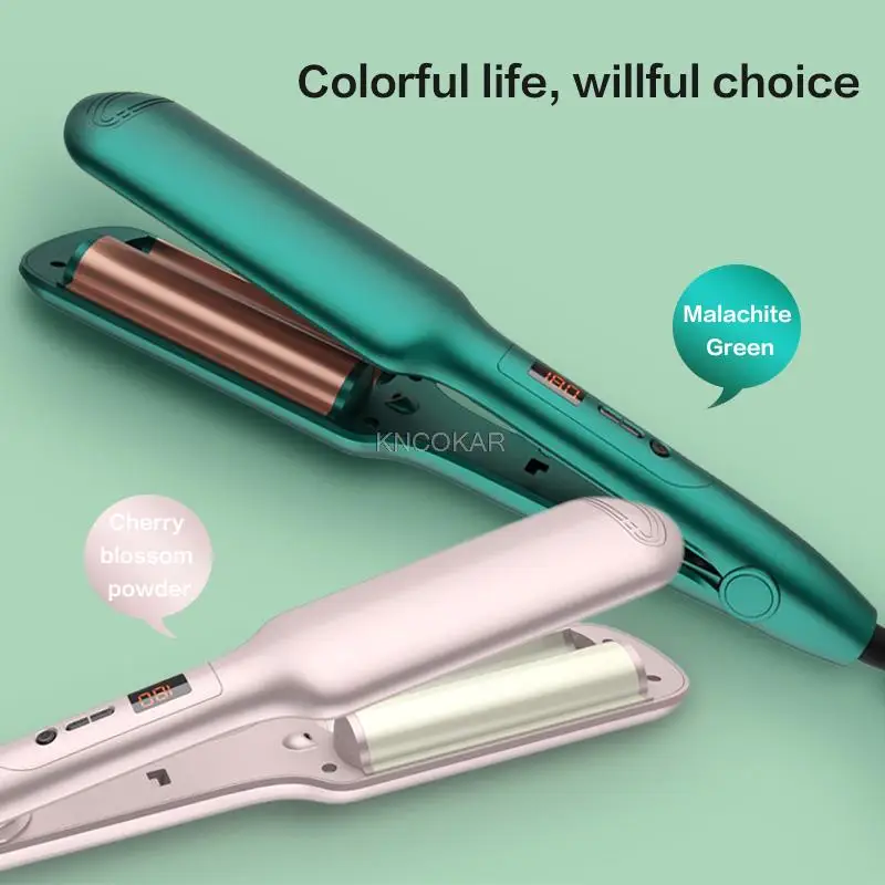 Automatic Hair Curler Hairdressing Ceramic Styling Curly Hair Korean Egg Roll Negative Ion LCD UShaped Wave Shape Hair Iron
