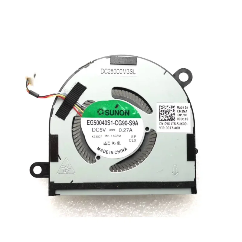 New  CPU Cooling Fan For Dell Latitude 7400 2-IN-1 09D1T8 9D1T8