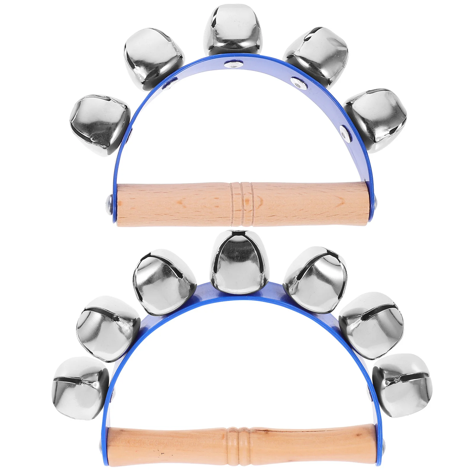 

2pcs Hand Bell Set Early Education Musical Instrument For Babies Sensory Development Hand Shaking Bells Toddler Music Activities