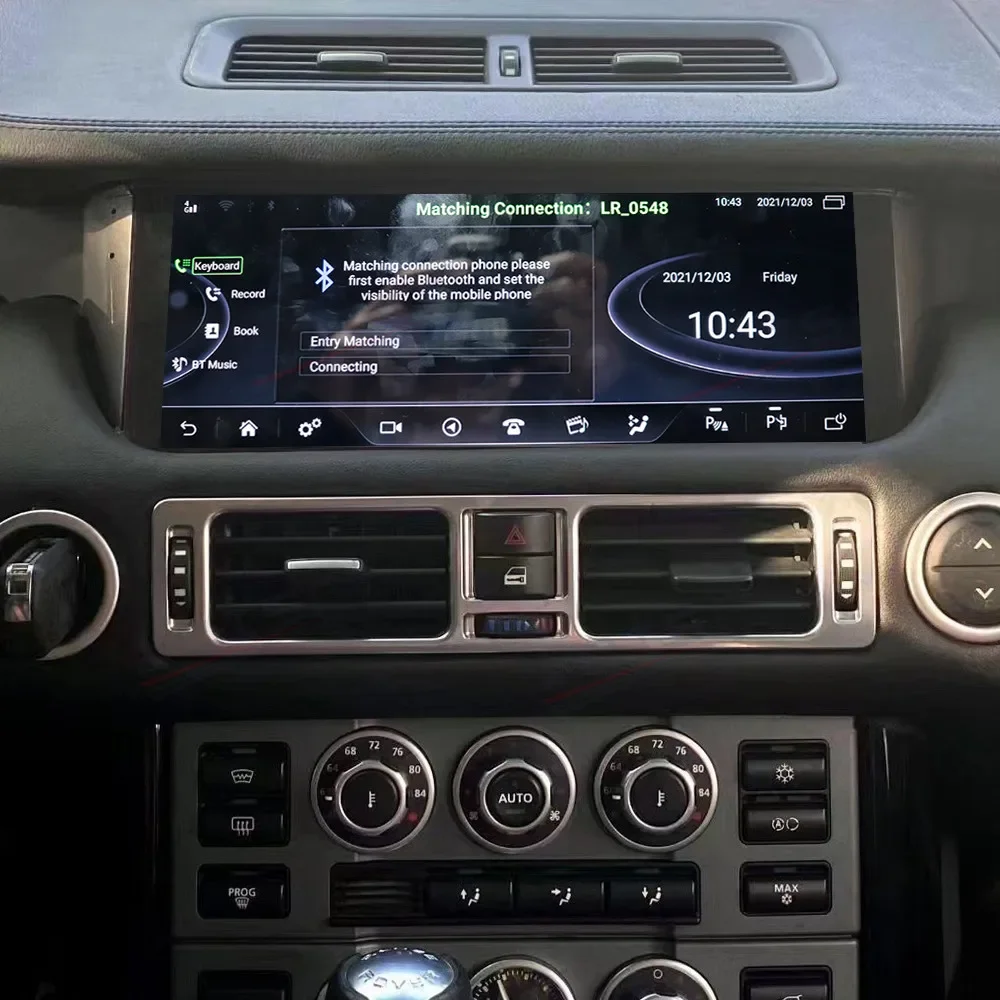 สำหรับรถยนต์แลนด์โรเวอร์ รุ่น V8 L322 ปี 2002-2012 เครื่องเล่นมัลติมีเดียระบบแอนดรอยด์ พร้อมระบบนำทาง GPS วิดีโอ รองรับ Wireless CarPlay และ Auto Carplay ระบบสเตอริโอในรถยนต์