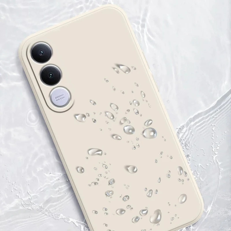 Für VIVO V70 FE 5G Objektiv-Kameraschutzhülle aus TPU für VIVO V70 FE V70FE Flüssigsilikon Matte Stoßfeste Hülle mit Trageschlaufe – Detail 10