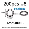 200pcs solid 8