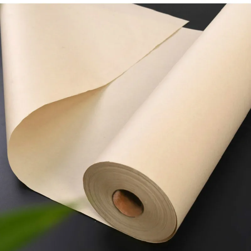 

Thicken Bamboo Pulp Half Ripe Xuan Paper Long Roll Chinese Painting Creation Raw Xuan Paper Brush Pen Calligraphy Writing Papier