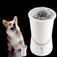 Automatic Pet Dog Foot Washer Cleaner Brush Soft Silicone needle Dog Paw Cleaner Cup Paw Washing Cup Washer for Dogs Cats