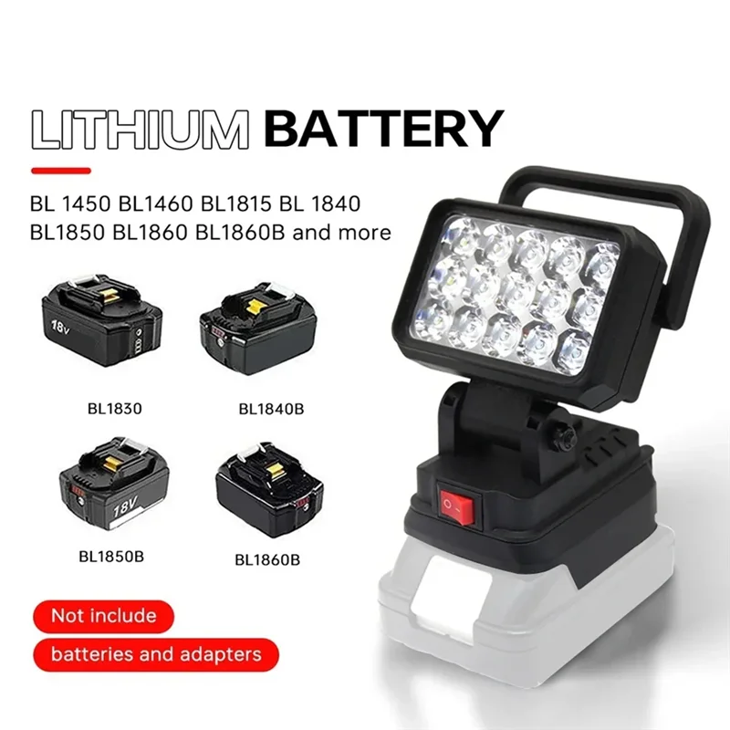 AB11-15 ビーズ LED 作業灯 14.4V 18V リチウム電池キャンプ緊急灯用