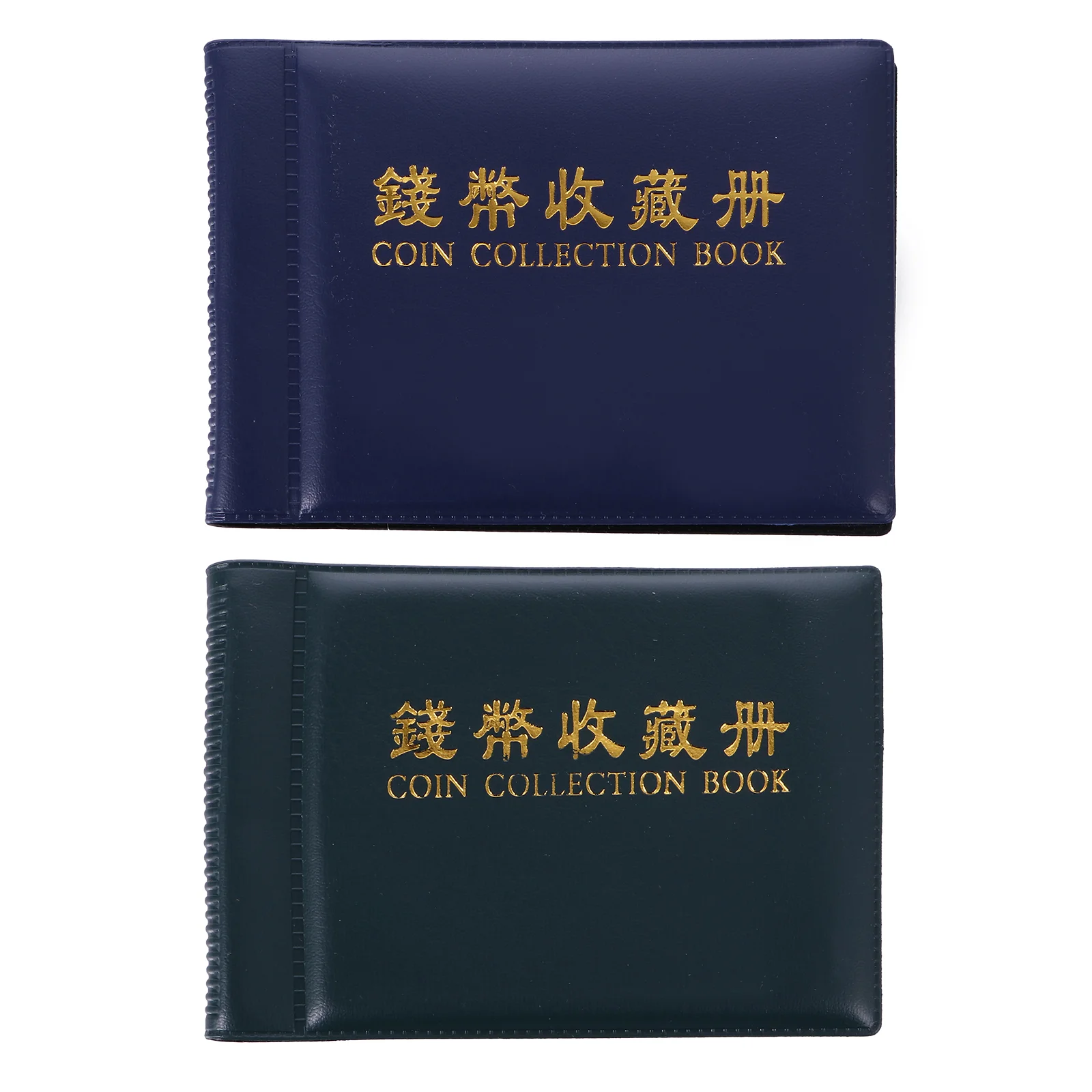 2 Pcs Coin Collection Book Collector Holder Collecting Organizer Copies Pvc Album