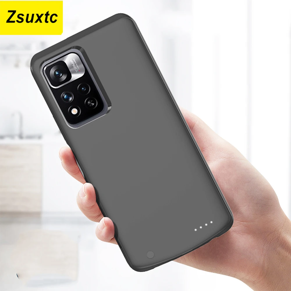 6800Mah Power Case For Xiaomi Poco M2 M3 M4 X4 Pro 5G Poco F2 Pro F3 X2 Poco X3 GT Power Bank Phone Cover Battery Charger Case