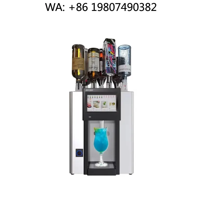 Self Service Air Pressure Cocktail Mixer Stainless Steel Touch Screen Smart Bartending Device Multifunctional Automatic Commerci