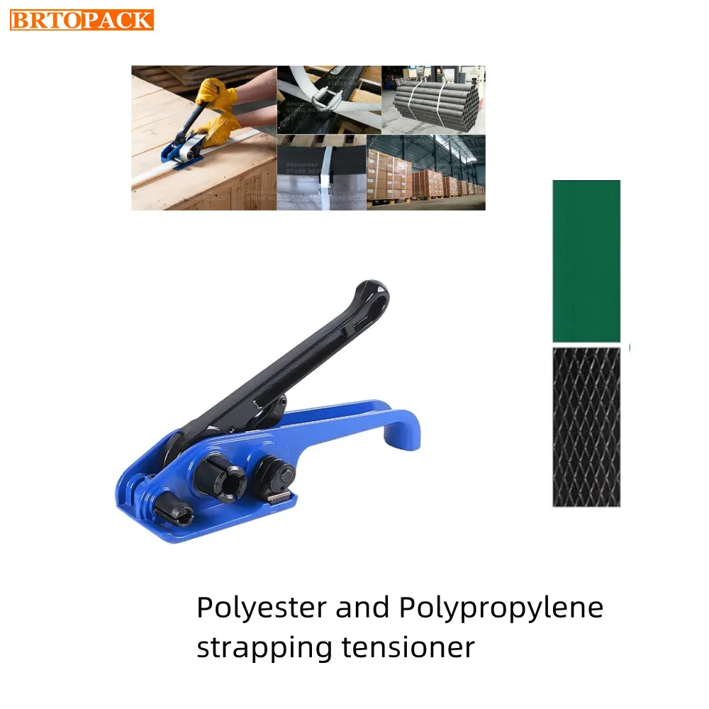 PET Strapping Tensioner Cutter Tool Manual Strapping Tool SD50 Polyester Box Composite Cord Metal Bander for 25-50MM