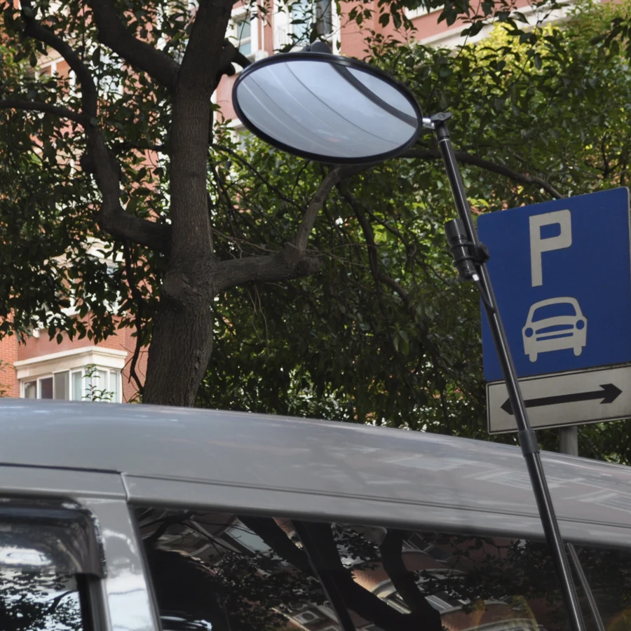 Inspection Convex Mirror Under Vehicle Inspection Mirror  Security Under Car Checking Mirror with LED Light