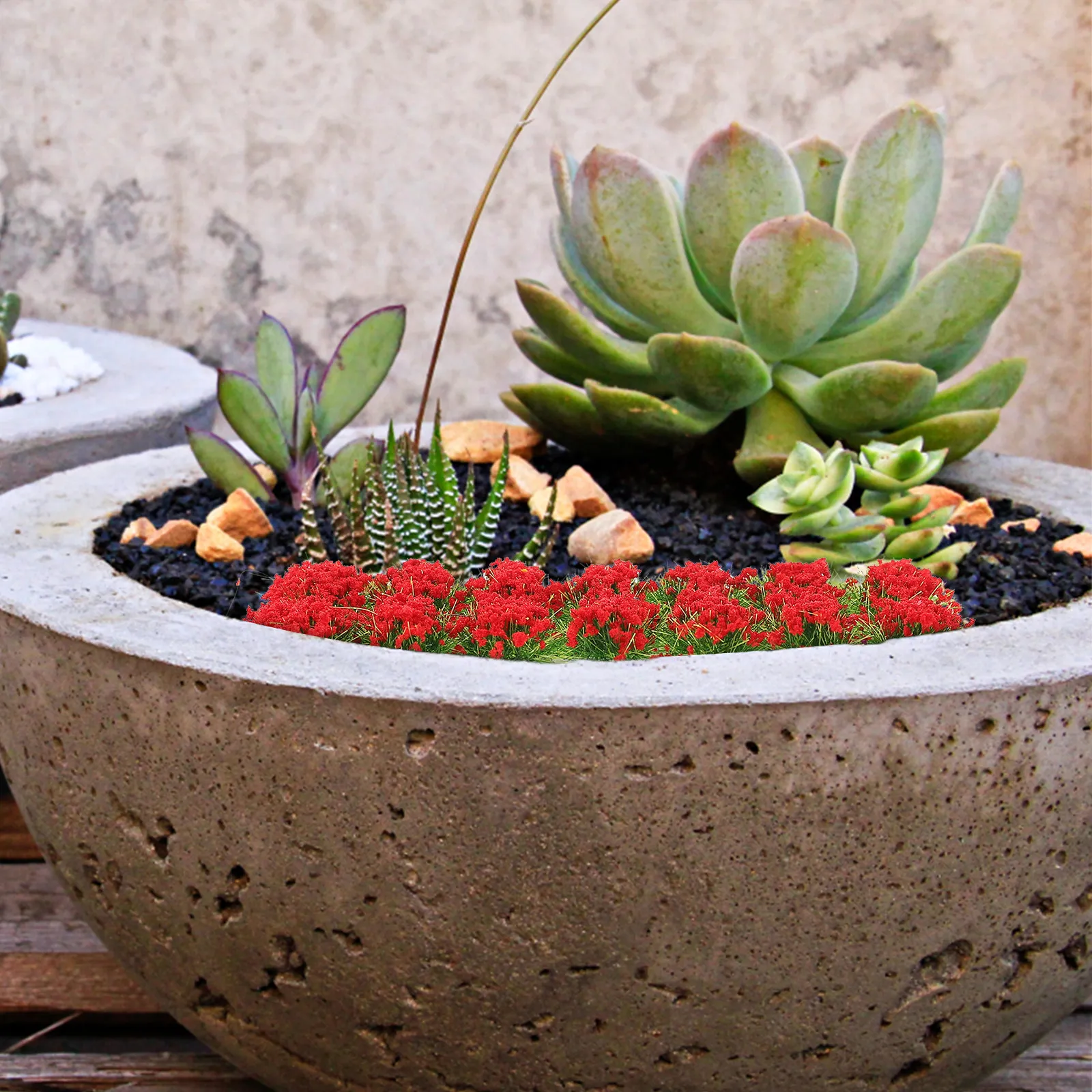 

1 коробка: Искусственные цветочные кластеры для микроландшафта, реалистичные миниатюрные статичные букеты для DIY-декора мини-сада и сказочных сцен