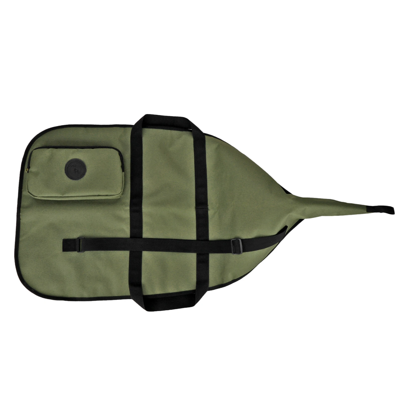 Tourbon 112 cm Nylon-Gewehrtasche, Schutztasche für Gewehre, weich gepolstert, mit Schultergurt, grün, Jagdzubehör – Detail 8