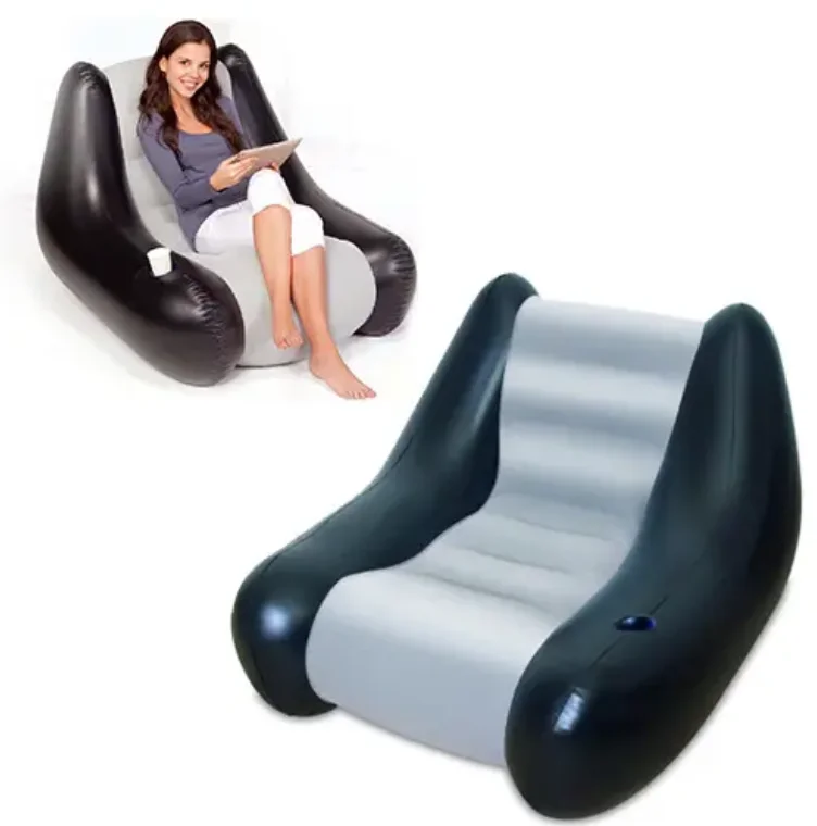 

Adult Inflatable Rocking Chair Living Room Furniture Perdura Air Chair Modern Compressed Packing