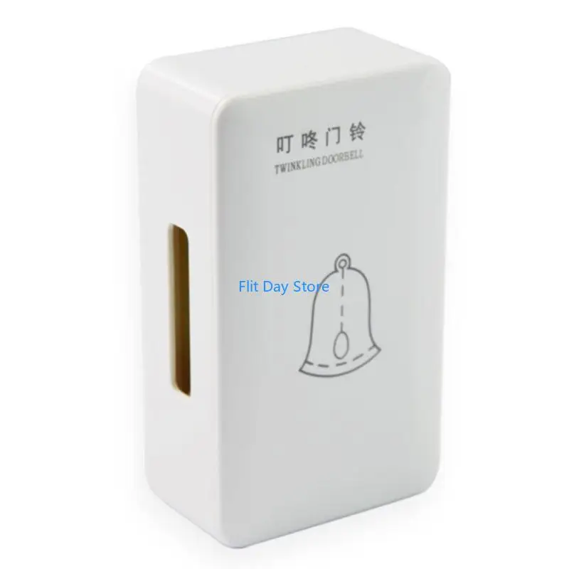 F92C 220V Wire Door Bells Chimes 2  Wire Mechanical Doorbell Home Office Access Control System Hardware Security Accessories