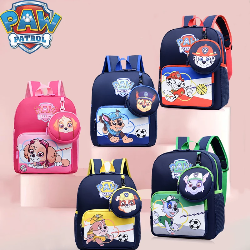 PAW Patrol Children Genuine School Bag Cute Dogs Fashion Boy Girl Backpack Kids Kindergarten Rucksack Marshall Chase Baby Gift