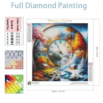 8 最佳銷售 鑽石畫鐘 - №4