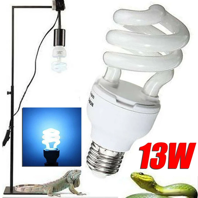 

5.0/10.0 UVB 13/26W Compact Light Fluorescent Terrarium Reptile Lamp Bulbs Light UVB 13/26W Compact Light AA