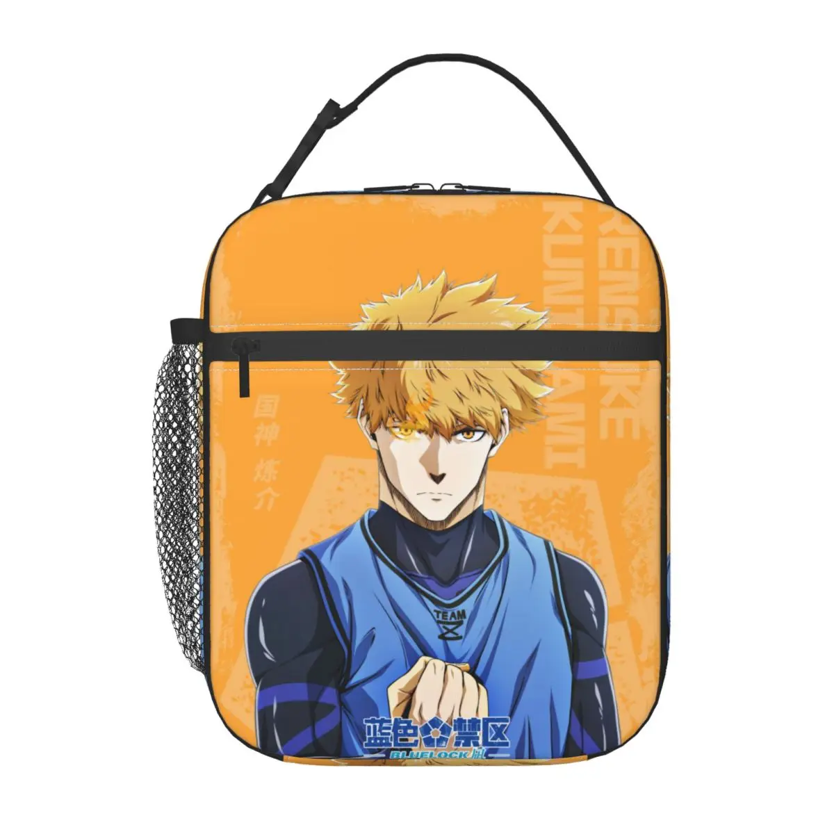 Anime Blue Locks Thermal Insulated Lunch Bag for School Portable Food Bag Cooler Thermal Lunch Boxes - view 3