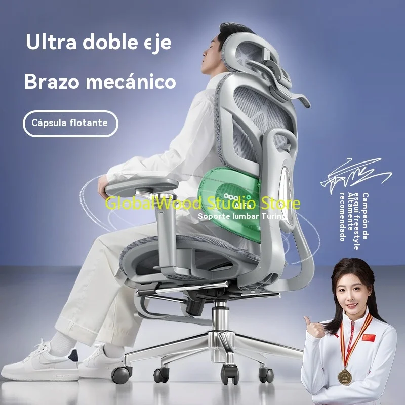 Silla de tela para ordenador, silla plegable rosa para juegos con ruedas, muebles extraños, sillas de salón de manicura, polea de oficina, ofertas Sihoo Miravia