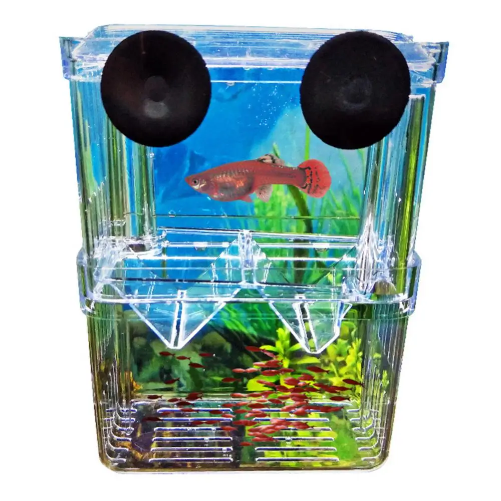 Plastic Fish Hatchery Box Fish Tank Breeding Isolation Protective Box Tank Aquarium Fry Fish Hatchery For Shrimp Clownfish