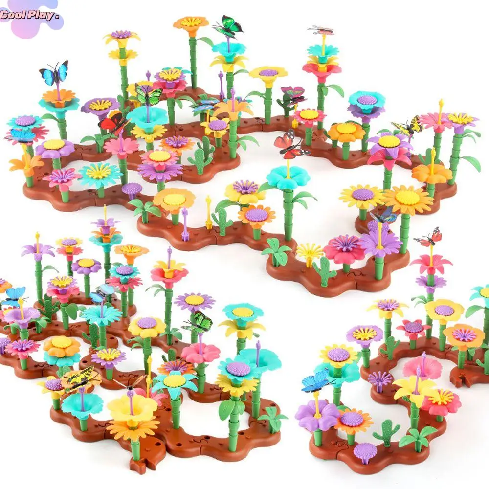 

Handwork Flower Garden Building Building Garden Game Interconnecting Blocks Toys Growing Flower Blocks Flower Arrangement Toys