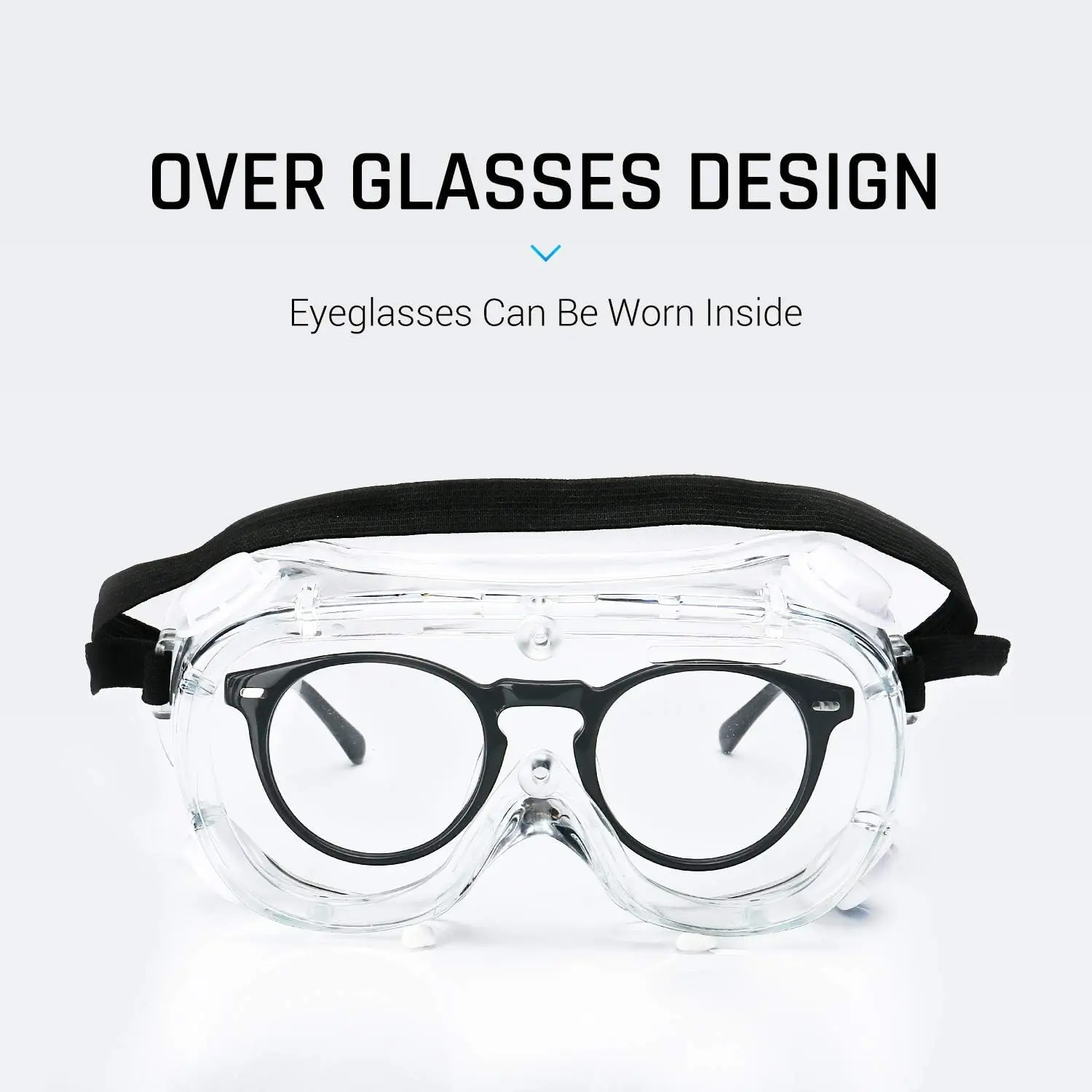 Water Sports Safety Goggles, Anti-Fog with UV Protection, Clear Lens for Rafting, Kayaking, Swimming, and Outdoor Activities