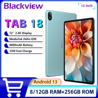 Blackview Tab 18 12 inch Tablet PC 12GB+12GB RAM 256GB ROM 2.4K FHD+Display Helio G99 PC