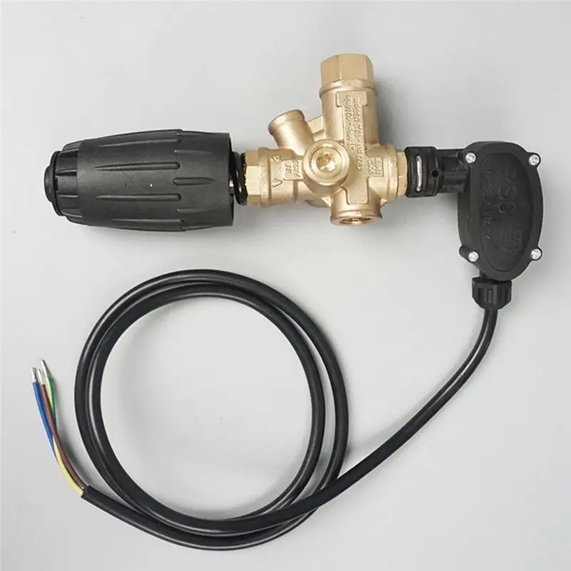 DT17 Power Pressure Control Valve with Built in Switch Pump Valve Pressure Switch for Clean Pump Strong Construction Brass