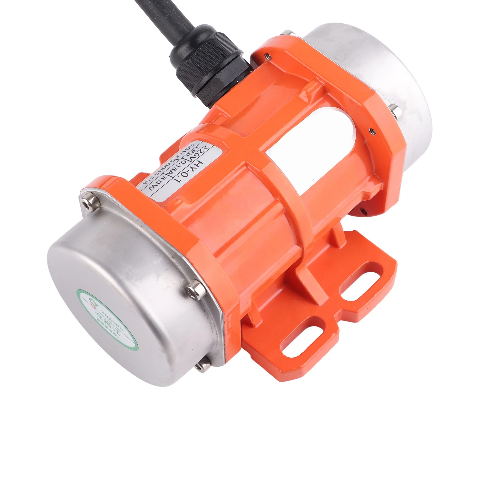 تهتز المحرك الاهتزاز المحرك مرحلة واحدة IP66 مقاوم للماء غير متزامن سبائك الألومنيوم 220 فولت 3000 دورة في الدقيقة الاهتزاز المحرك