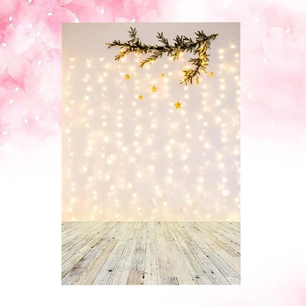 

Christmas Light Background Cloth Seamless Wrinkle-Free Premium Print For Photography Studio Wall Prop Photo Backdrop