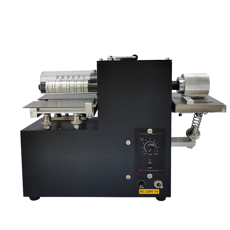 Motorized Leather Belt Edge Folding Machine for Handmade Leather Craft Belt Making Tools Equipment