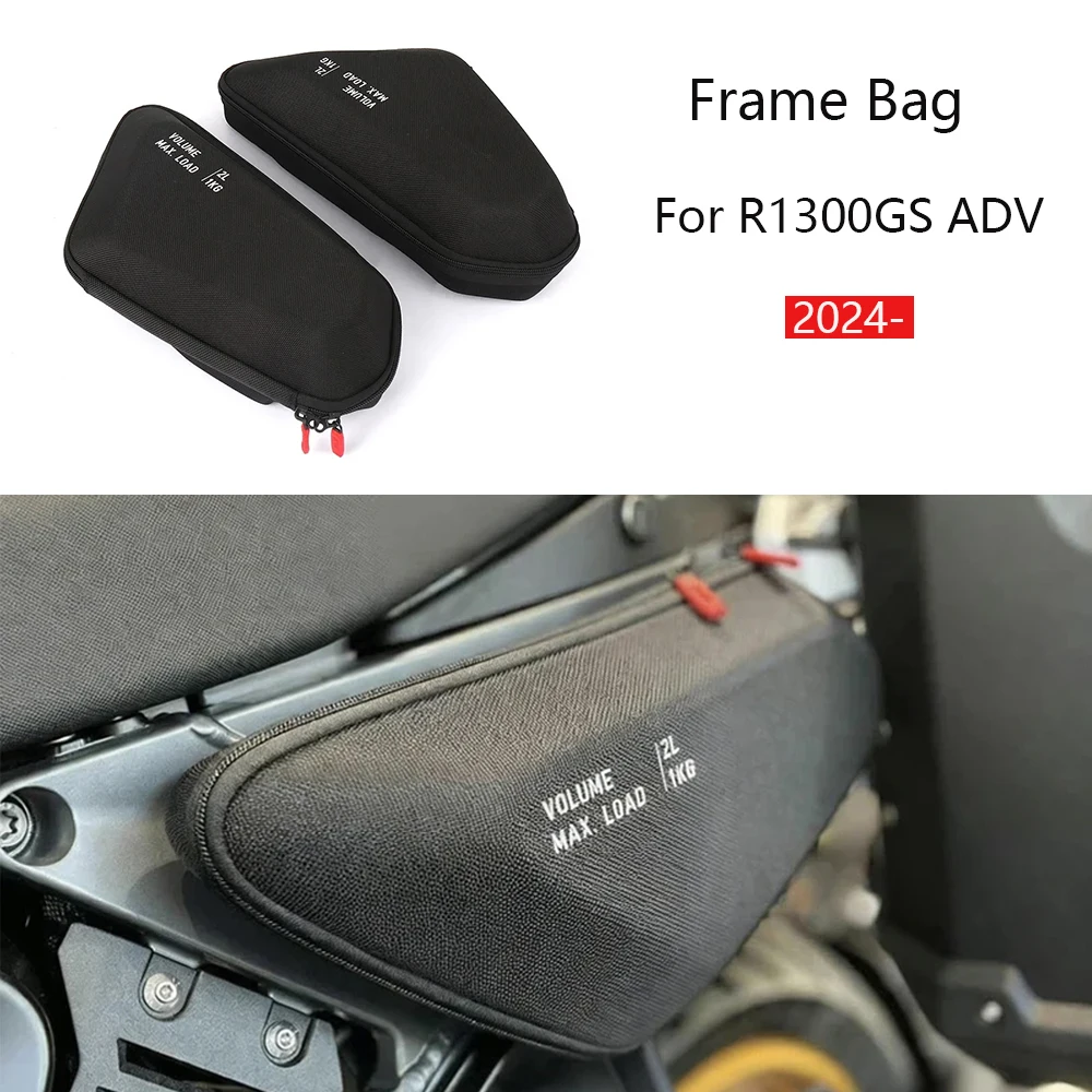 For BMW R1300GS Adventure R1300GSA R1300GS ADV 2024 2025 New Motorcycle Side Frame Bag Storage Package Bags Waterproof Bag