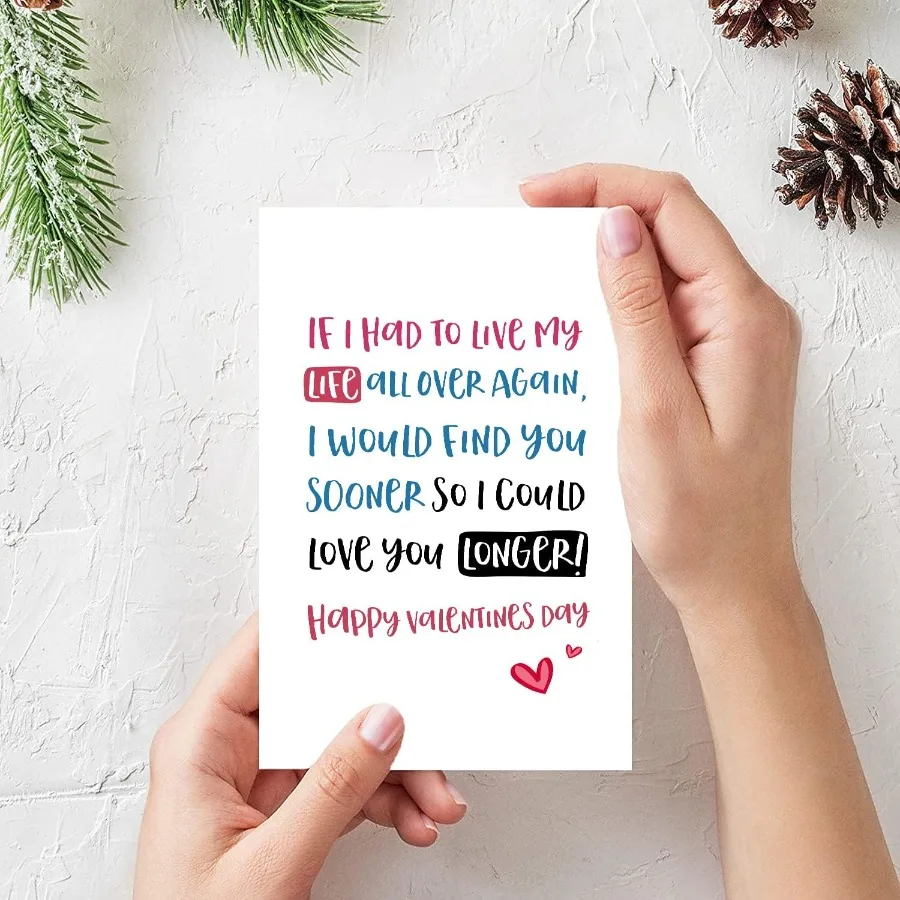 قصيدة حب رومانسية، بطاقة عيد الحب، بطاقة عيد الحب الحلوة له، إذا كان أن أعيش حياتي في كل مرة أخرى...