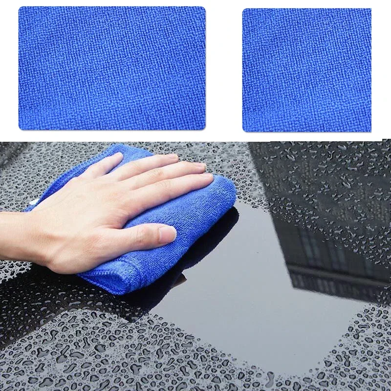 Microfiber Drying Towel Car Blue Wash Cleaning Cloth Professional Car Wash Towel High Water Absorption Auto Wash Accessories