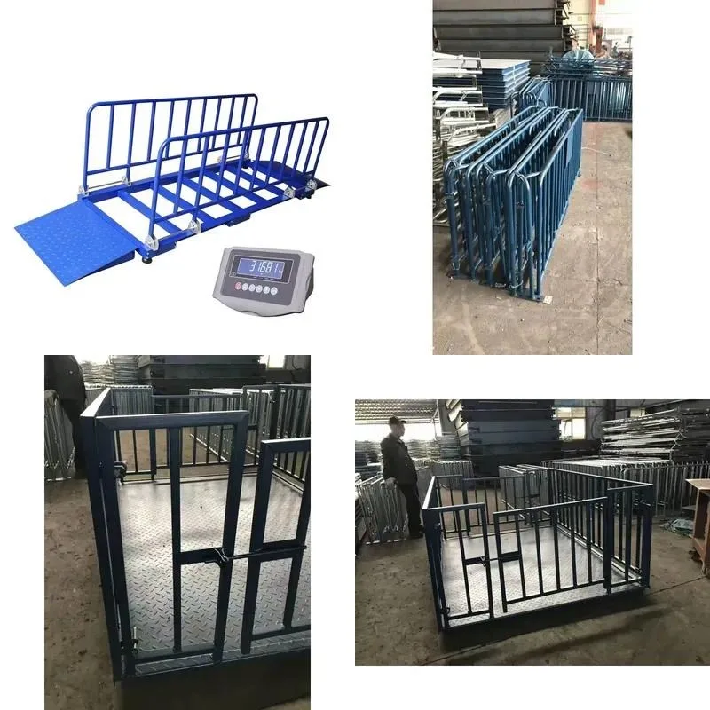1-2T Livestock Scale with Entry and Exit Fence for Deer Farming