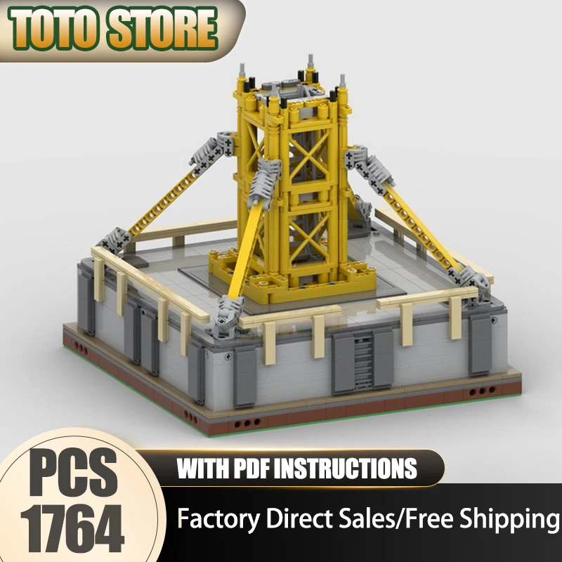 

City Street View Moc Building Bricks City Tower Crane Building Technology Модульные блоки Подарки Рождественские игрушки DIY Набор в сборе